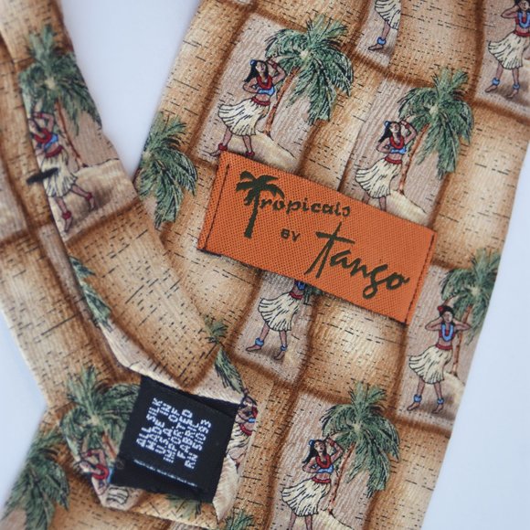 Set of 4 100% Silk Tropicalo Ties by Tango - Picture 7 of 10